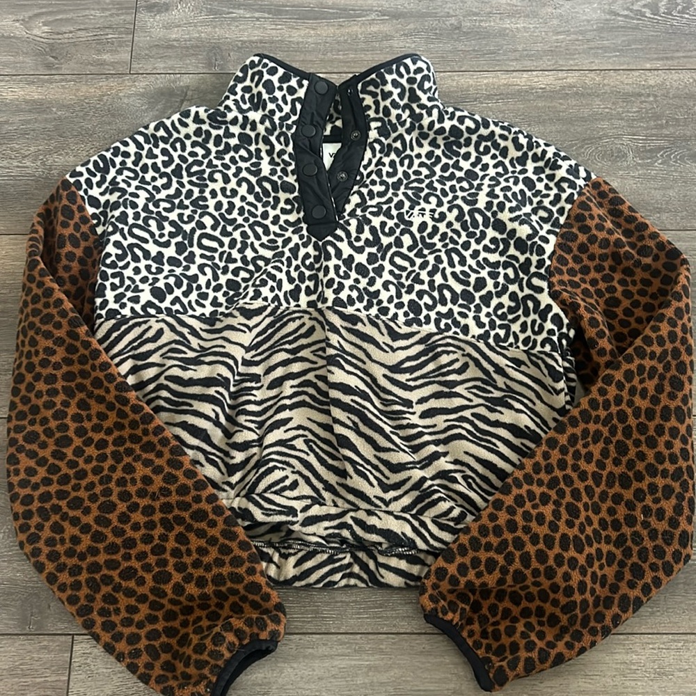 Vans cropped cropped quarter fleece